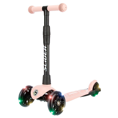 Самокат трехколесный складной светящиеся колеса Slider Stile1LP 1